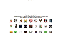 Desktop Screenshot of minecraftanimals.com